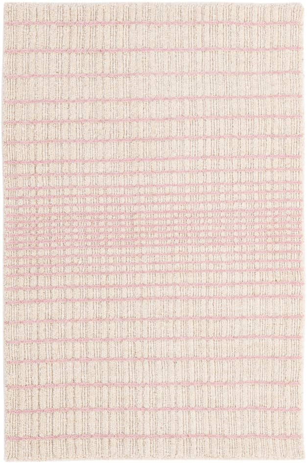 Detail image of 2' 1 x 3' 2 Hand Woven Hand Woven Chindi Cotton Wool Rug