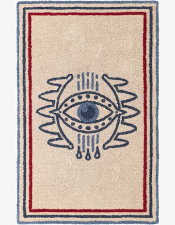 2' x 3' 1 Handtufted Wool Rug