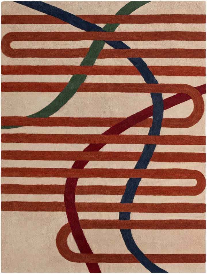 9' x 12' Handtufted Wool Rug