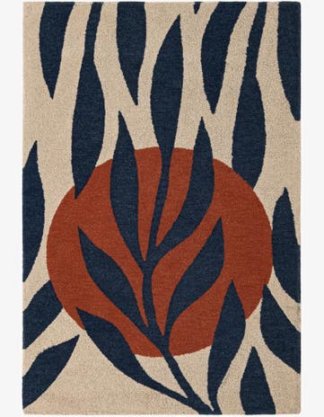 5' 1 x 8' Handtufted Wool Rug