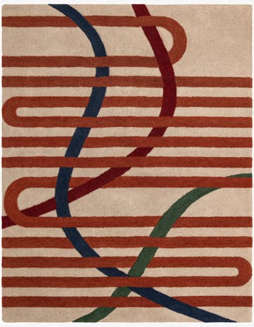 Ivory Handtufted Wool Rug