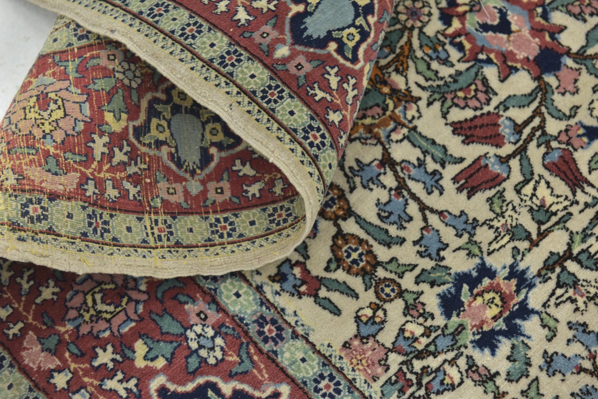 6' 9 x 9' 5 Hand Knotted Hereke Oriental Wool Rug