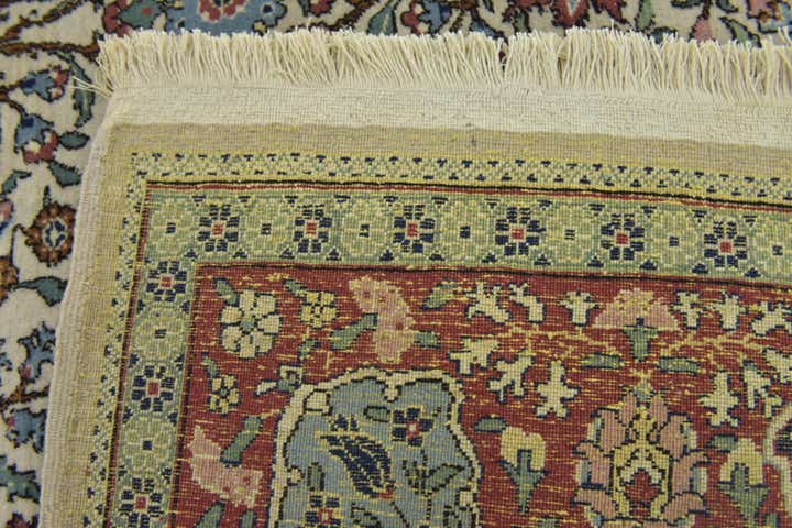 6' 9 x 9' 5 Hand Knotted Hereke Oriental Wool Rug