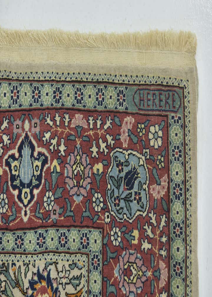 6' 9 x 9' 5 Hand Knotted Hereke Oriental Wool Rug