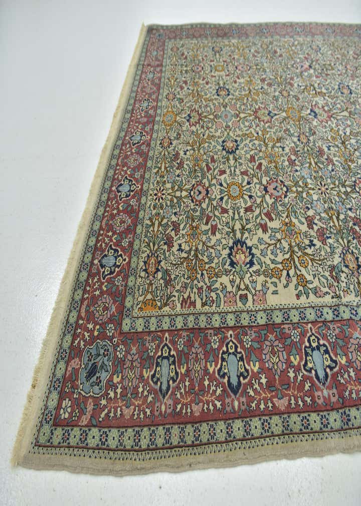 6' 9 x 9' 5 Hand Knotted Hereke Oriental Wool Rug