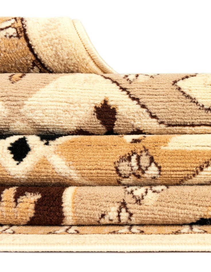 Detail image of 5' 3 x 8' Heris Rug