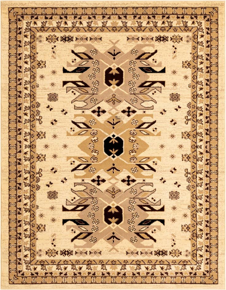 Detail image of 5' 3 x 8' Heris Rug