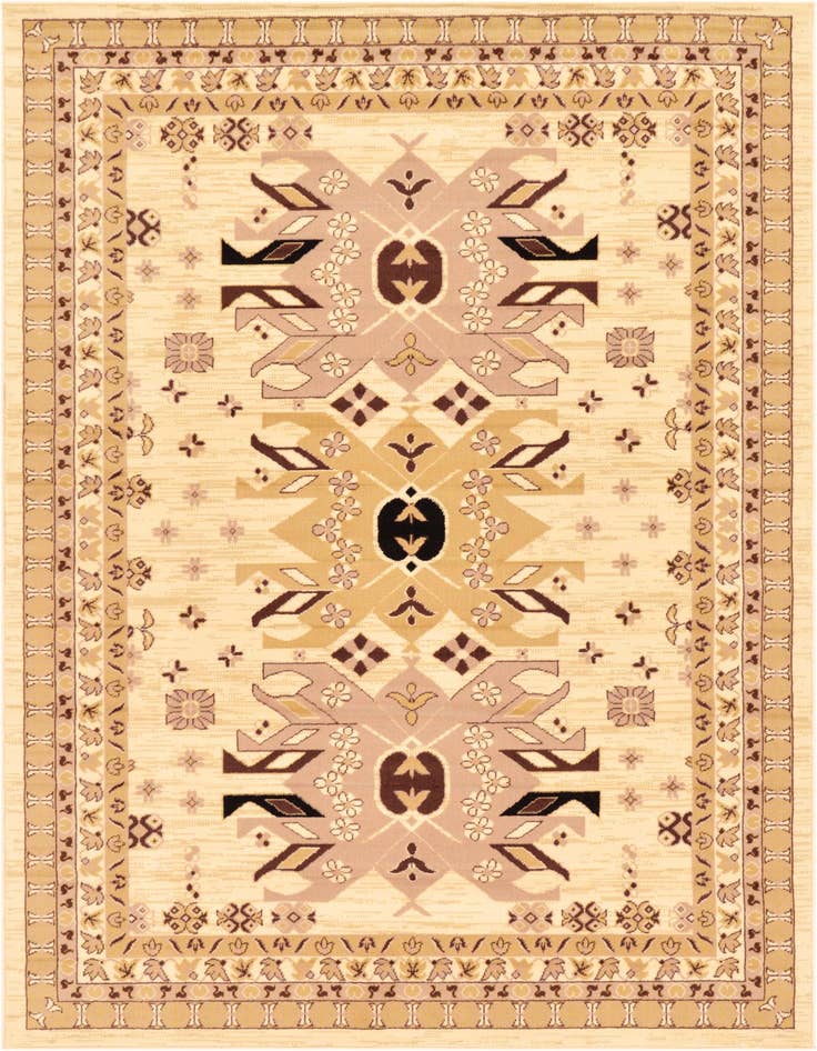 Detail image of 6' x 9' Heriz Design Rug