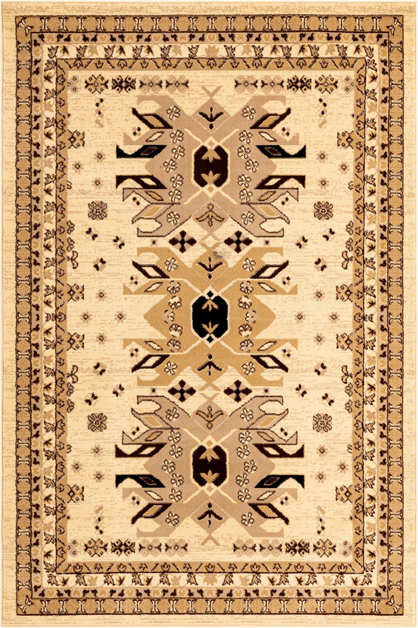 5' 3 x 8' Heriz Design Rug