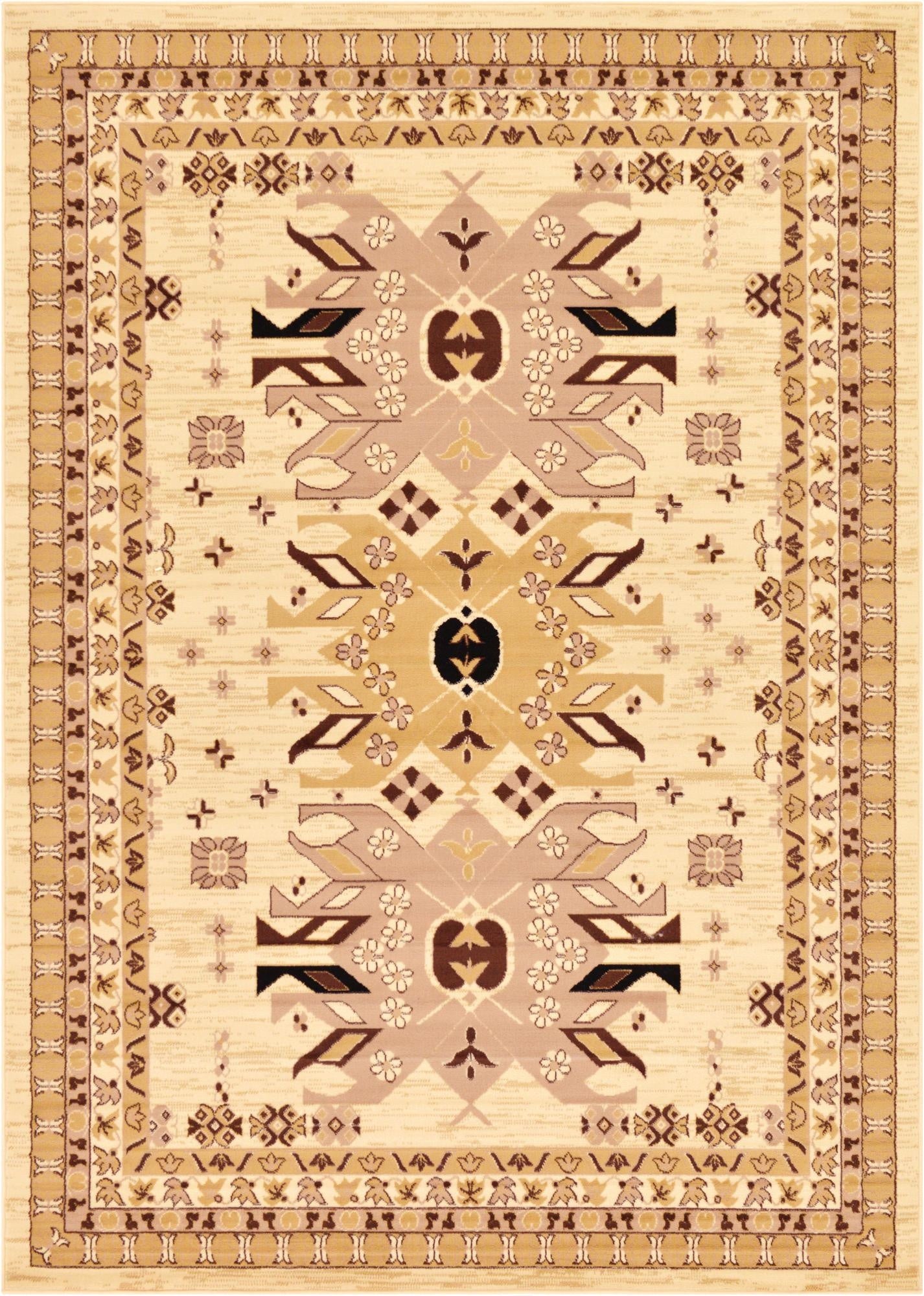 Primary image 7' x 10' Heriz Design Rug