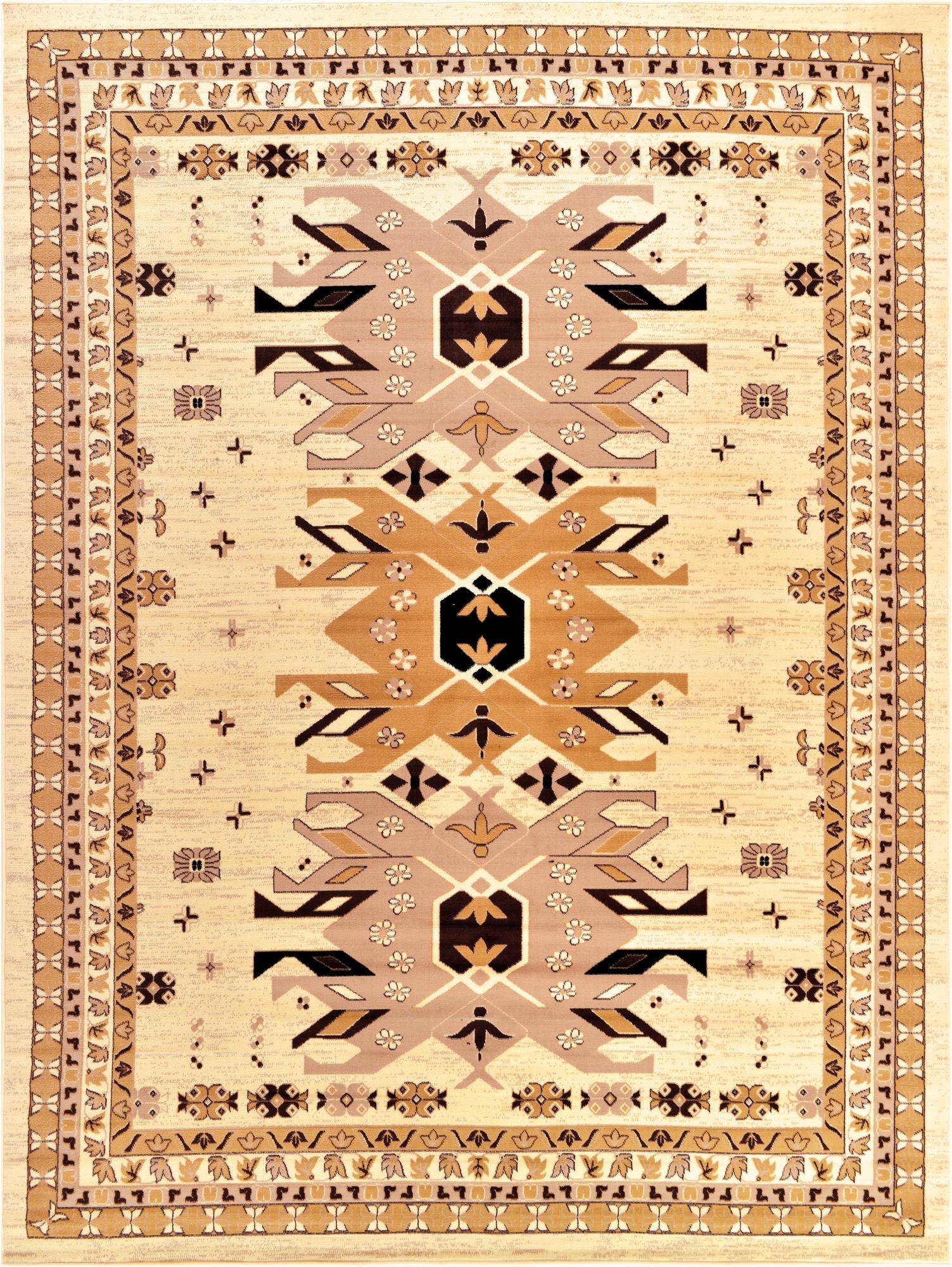 10' x 13' Heriz Design Rug