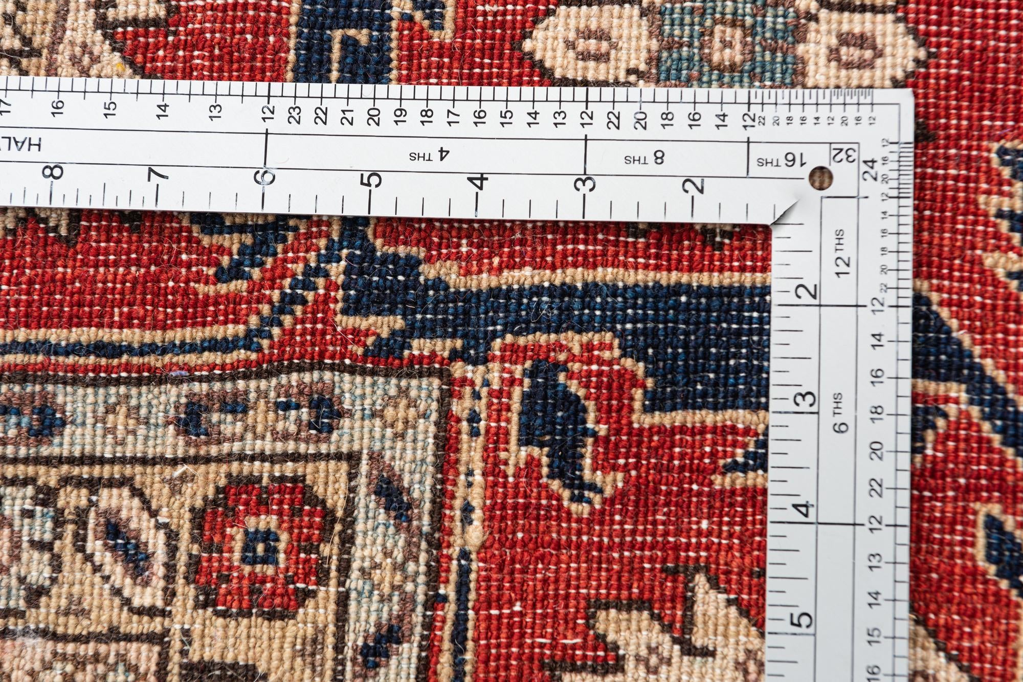 6' 5 x 8' 1 Hand Knotted Heriz Persian Rug