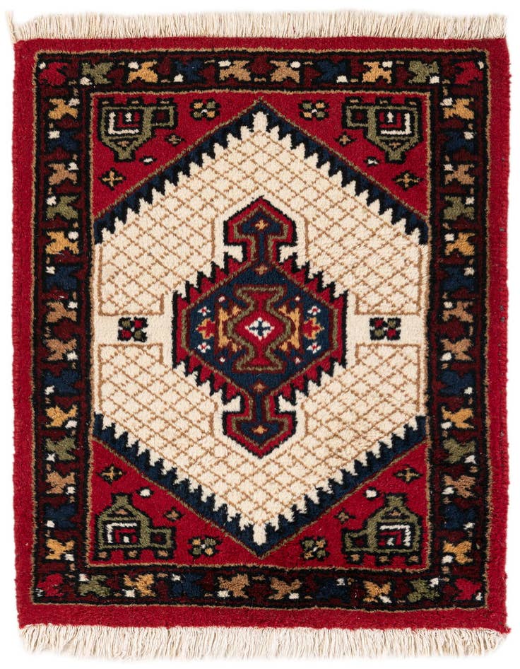 Detail image of 2' x 3' Hand Knotted Heriz Wool Rug
