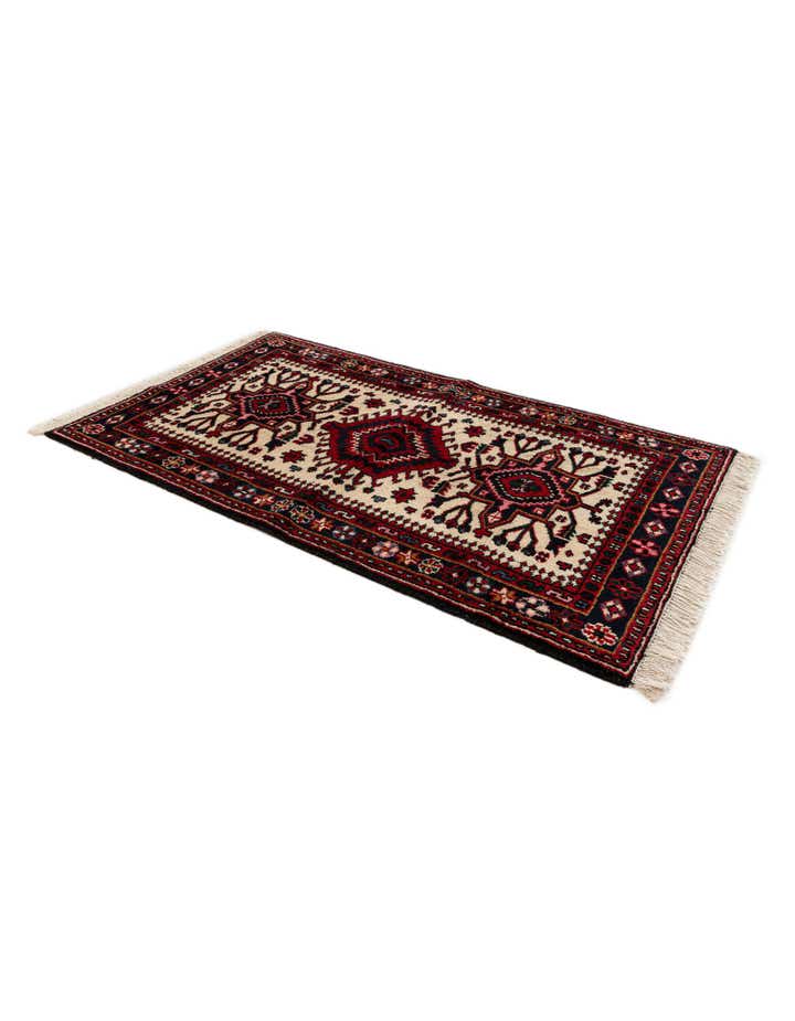 3' 1 x 5' 2 Hand Knotted Heriz Wool Rug