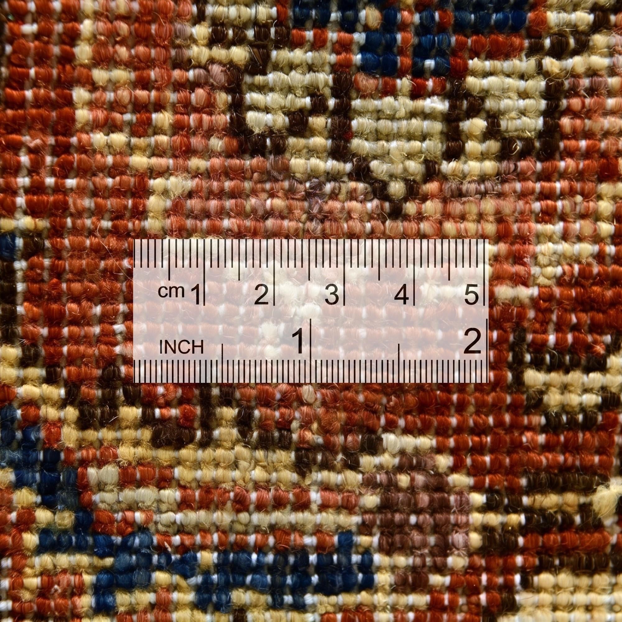 6' 8 x 9' 10 Hand Knotted Heriz Rug