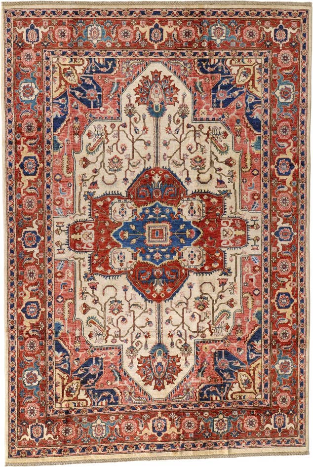 Detail image of 200cm x 300cm Hand Knotted Heriz Rug