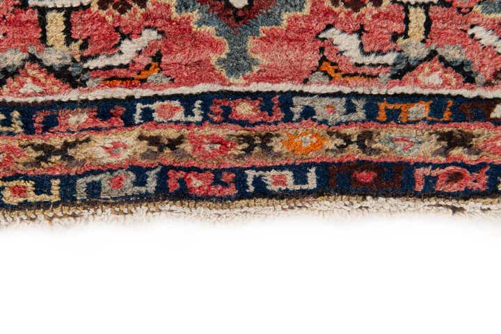2' 4 x 3' 11 Hand Knotted Hossainabad Wool Rug