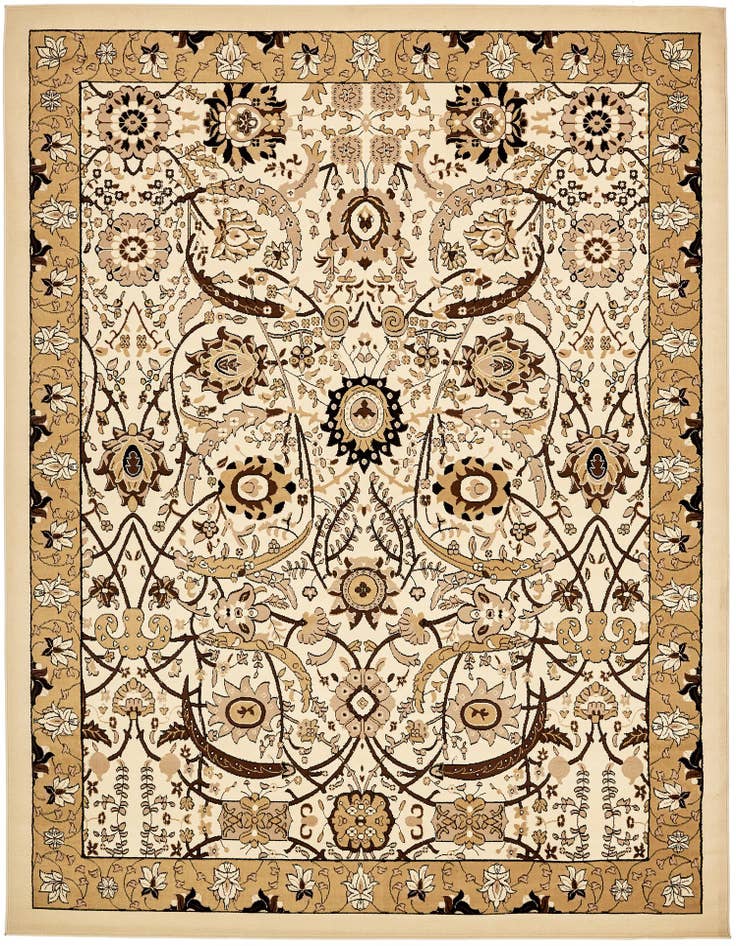 Detail image of 10' x 13' Isfahan Design Rug