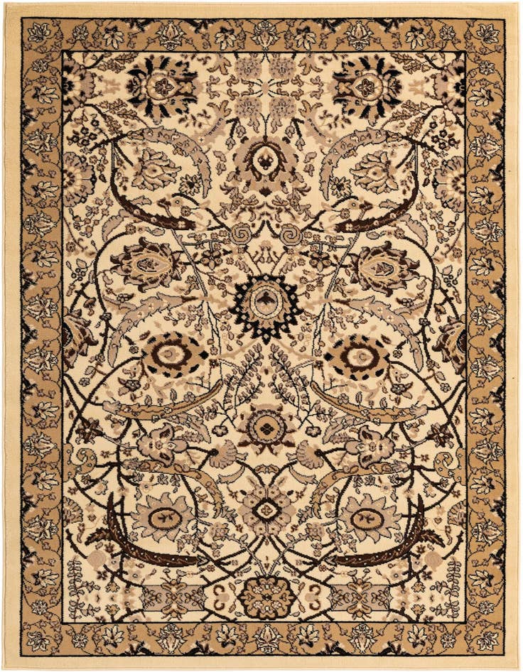 Detail image of 5' 3 x 8' Isfahan Design Rug
