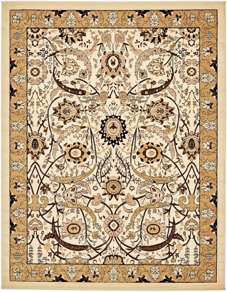 Detail image of 9' x 12' Isfahan Design Rug