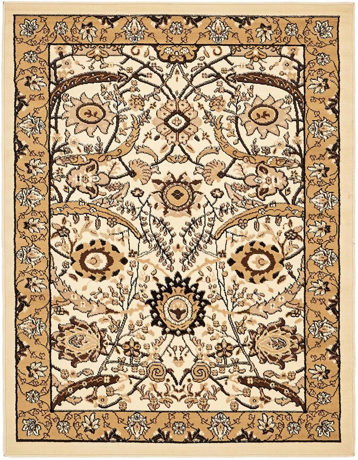 Detail image of 4' x 6' Isfahan Design Rug