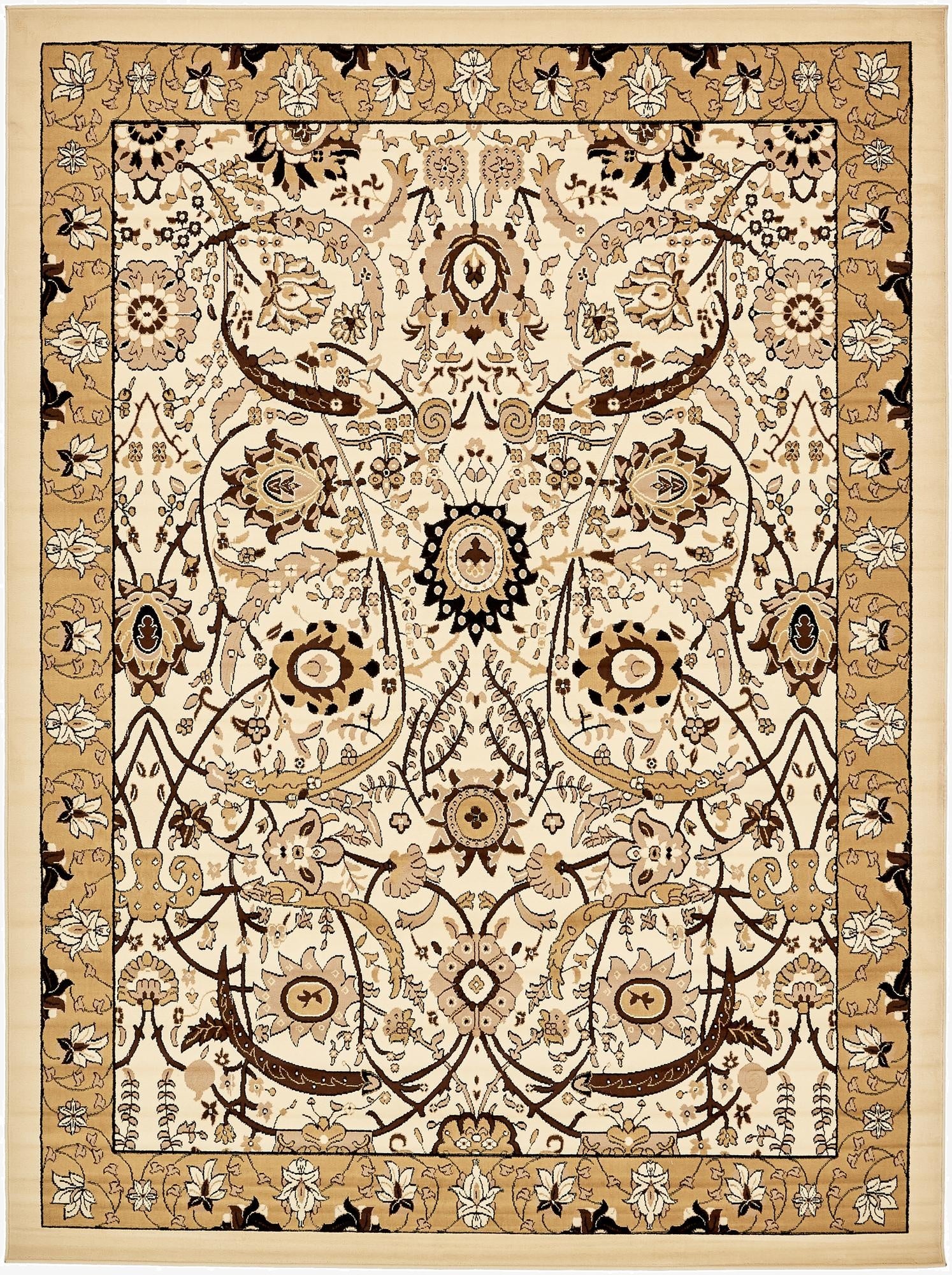 Primary image 9' x 12' Isfahan Design Rug