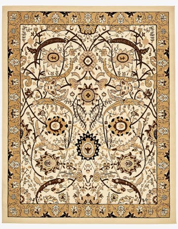 7' 10 x 10' Isfahan Design Rug