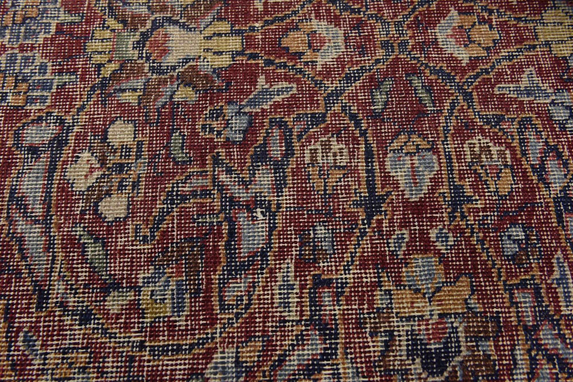6' 4 x 9' 2 Hand Knotted Isfahan Persian Wool Rug