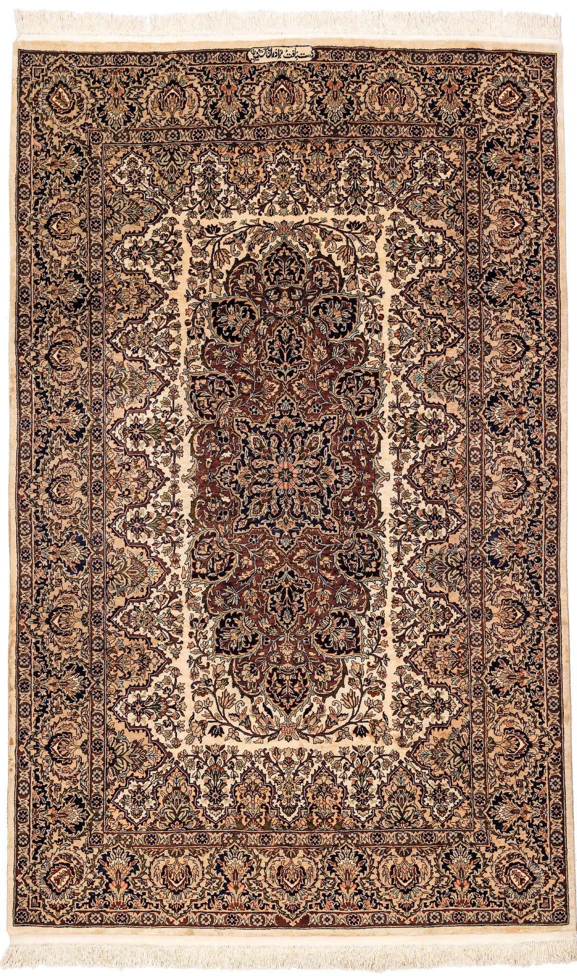 6' x 9' 10 Hand Knotted Isfahan Oriental Rug