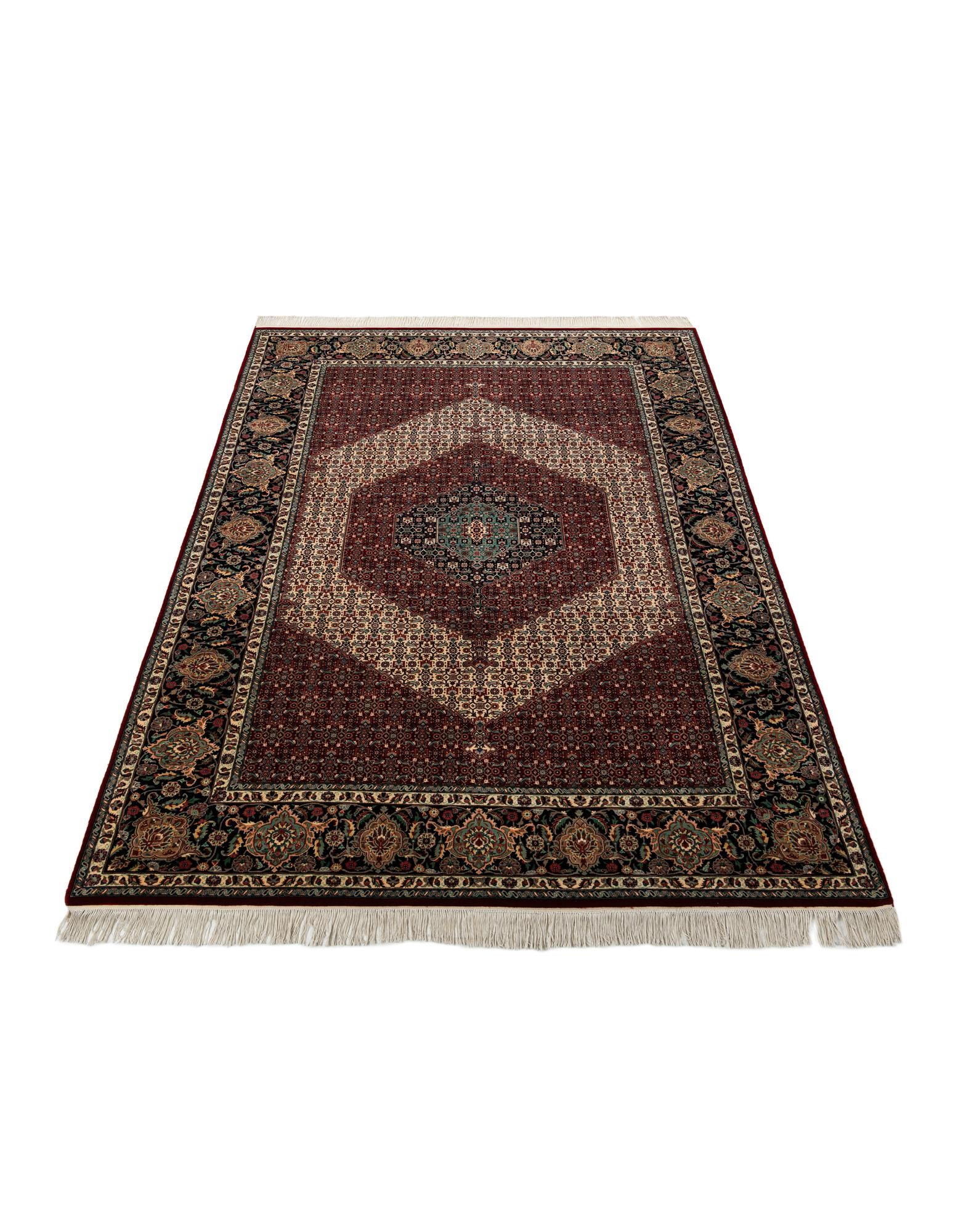 7' 1 x 10' 2 Hand Knotted Isfahan Oriental Wool Rug