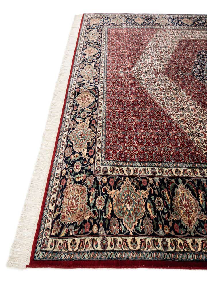 7' 1 x 10' 2 Hand Knotted Isfahan Oriental Wool Rug