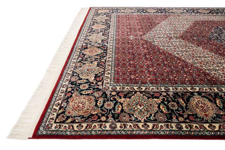 7' 1 x 10' 2 Hand Knotted Isfahan Oriental Wool Rug