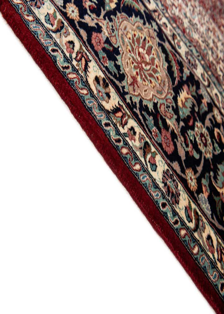 7' 1 x 10' 2 Hand Knotted Isfahan Oriental Wool Rug