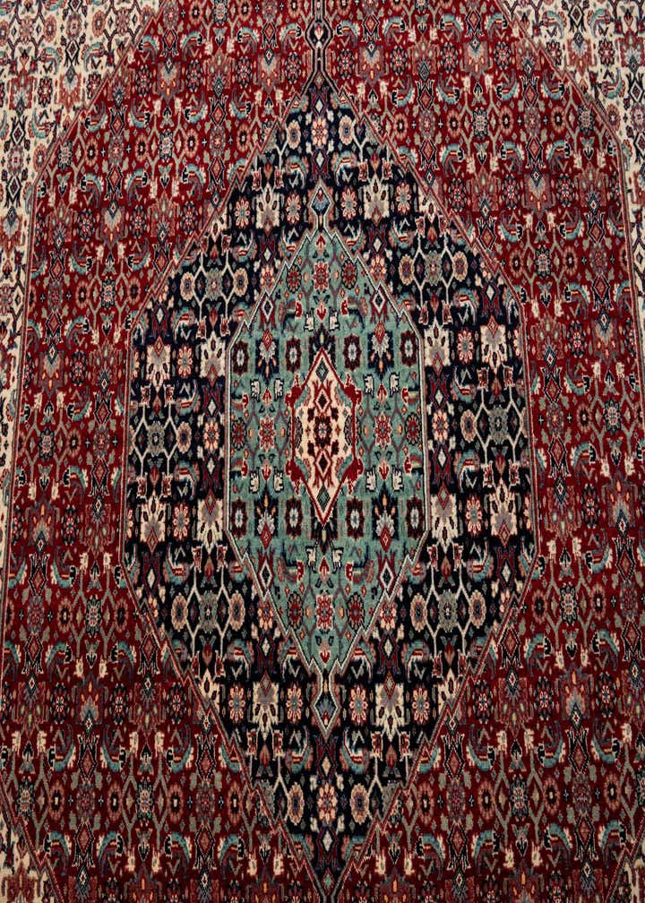 7' 1 x 10' 2 Hand Knotted Isfahan Oriental Wool Rug