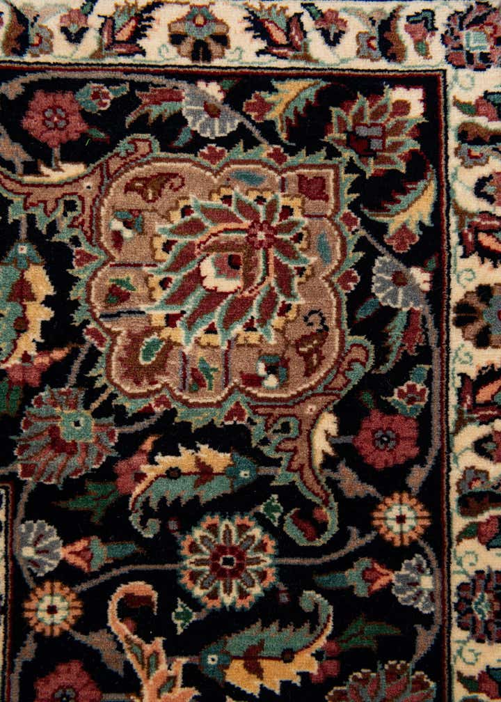 7' 1 x 10' 2 Hand Knotted Isfahan Oriental Wool Rug