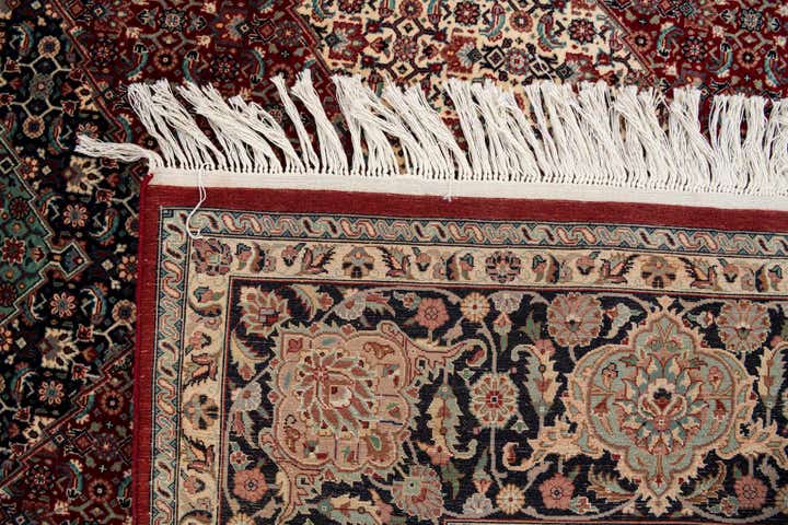 7' 1 x 10' 2 Hand Knotted Isfahan Oriental Wool Rug