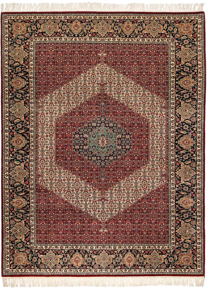 7' 1 x 10' 2 Hand Knotted Isfahan Oriental Wool Rug