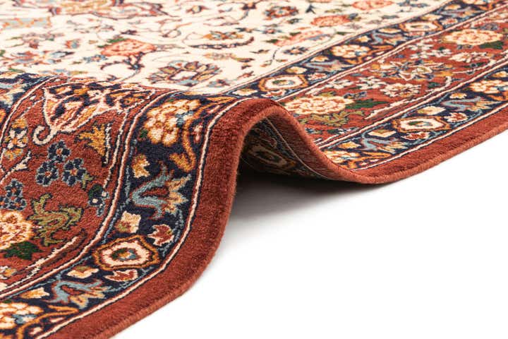 6' 8 x 9' 2 Hand Knotted Isfahan Oriental Wool Rug