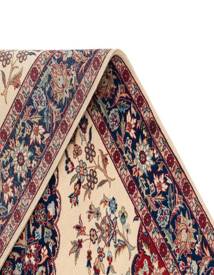 Detail image of 3' 4 x 5' 4 Hand Knotted Isfahan Oriental Wool Rug