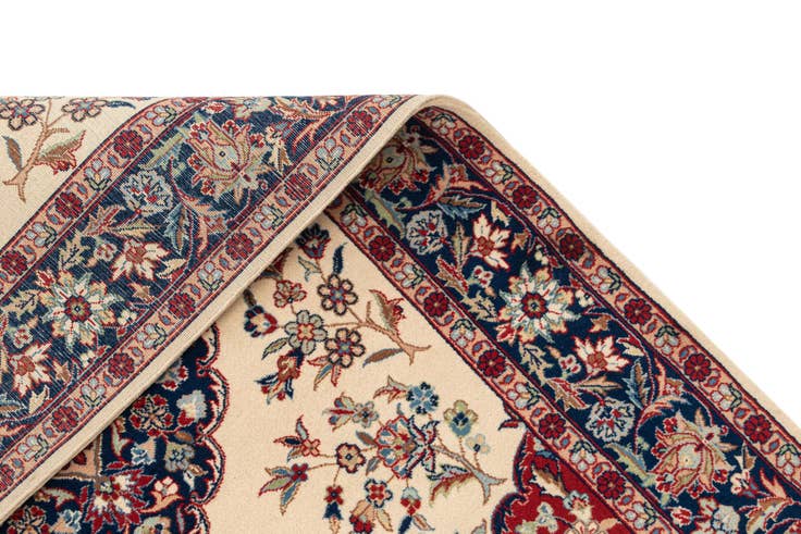 Detail image of 3' 4 x 5' 4 Hand Knotted Isfahan Oriental Wool Rug