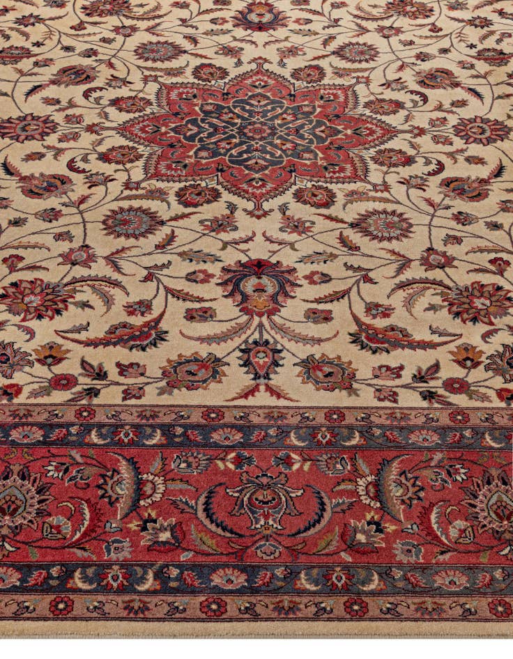 Detail image of 8' 2 x 10' 3  Hand Knotted Isfahan Wool Rug