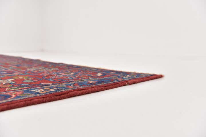 8' 7 x 11' 4 Hand Knotted Isfahan Persian Wool Rug