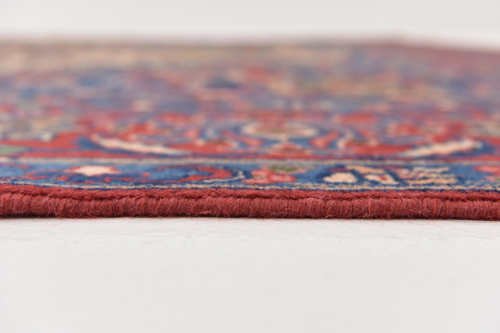 8' 7 x 11' 4 Hand Knotted Isfahan Persian Wool Rug
