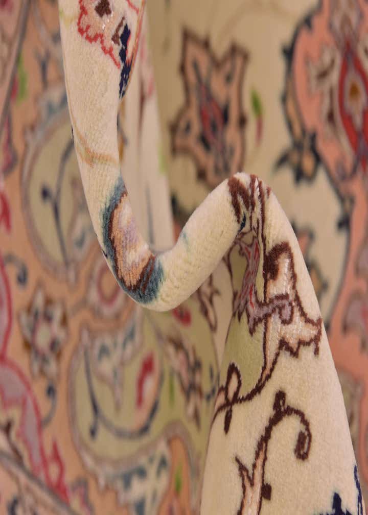 6' 5 x 10' 2 Hand Knotted Isfahan Persian Rug