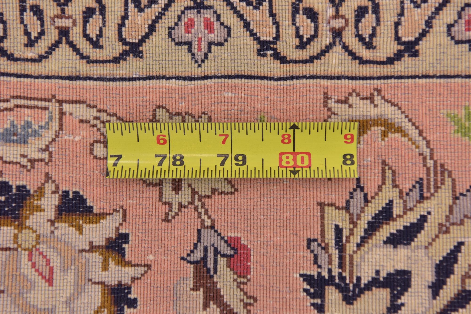 6' 5 x 10' 2 Hand Knotted Isfahan Persian Rug
