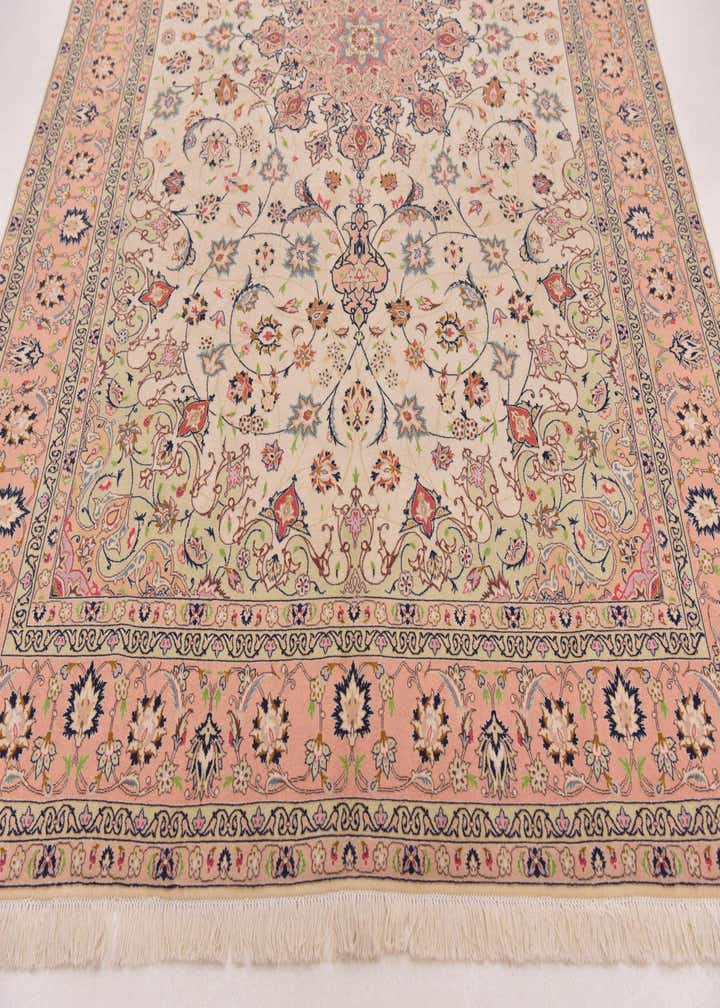 6' 5 x 10' 2 Hand Knotted Isfahan Persian Rug