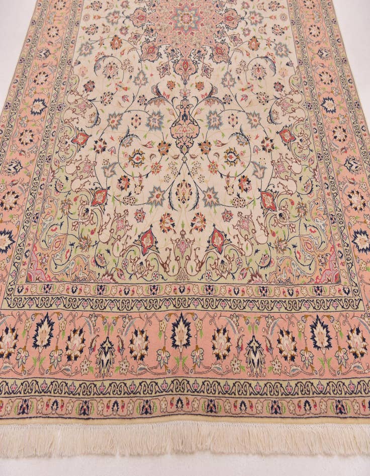 Detail image of 6' 5 x 10' 2 Hand Knotted Isfahan Persian Rug