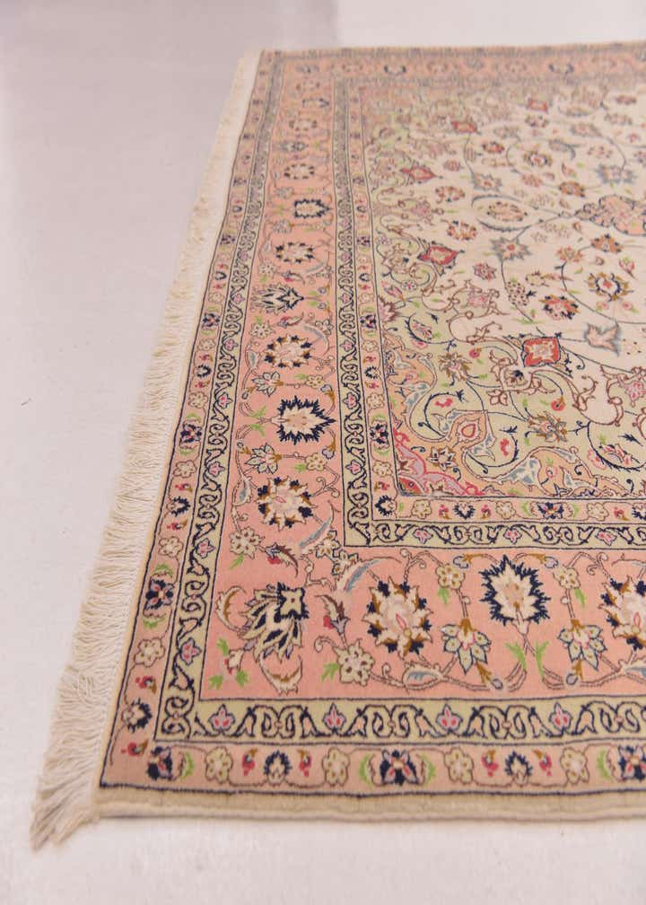 6' 5 x 10' 2 Hand Knotted Isfahan Persian Rug