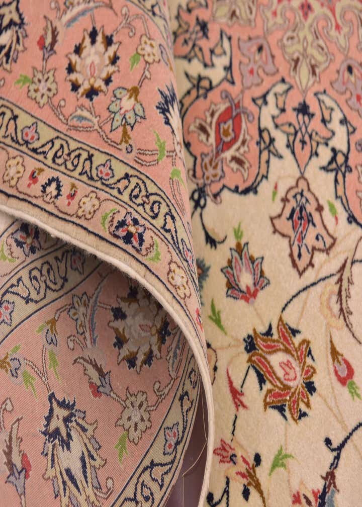 6' 5 x 10' 2 Hand Knotted Isfahan Persian Rug