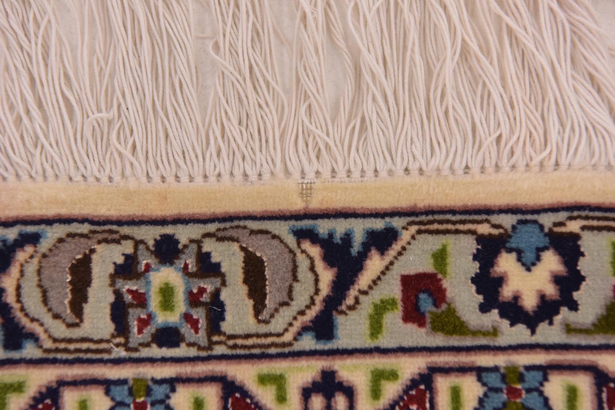 6' 5 x 9' 8 Hand Knotted Isfahan Persian Rug